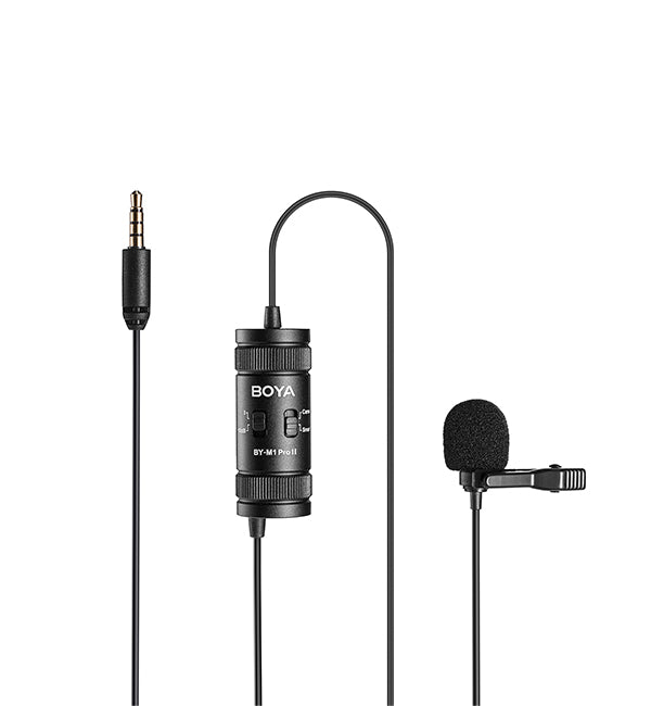 Boya BY-M1 Pro Ⅱ Universal Lavalier Microphone with 3 year warranty