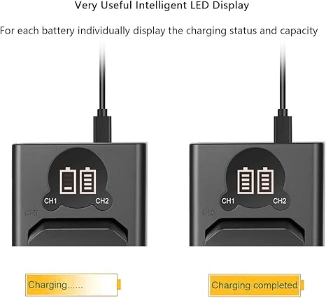 Caisi Dual Charger MH 25 For EN-EL 15 Camera Battery