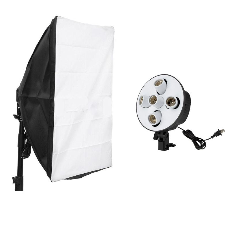 Continues Light TL 5 Bulb Holder with 50*70 Softbox and Light Stand