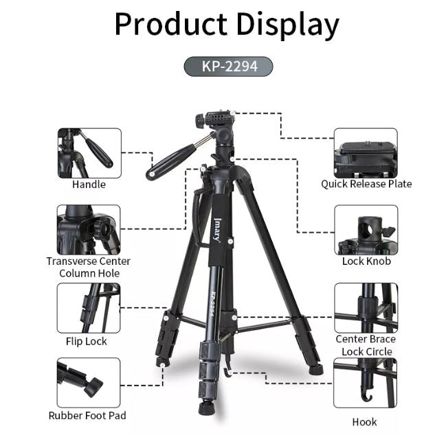 Jmary KP-2294 Professional Over Head Tripod