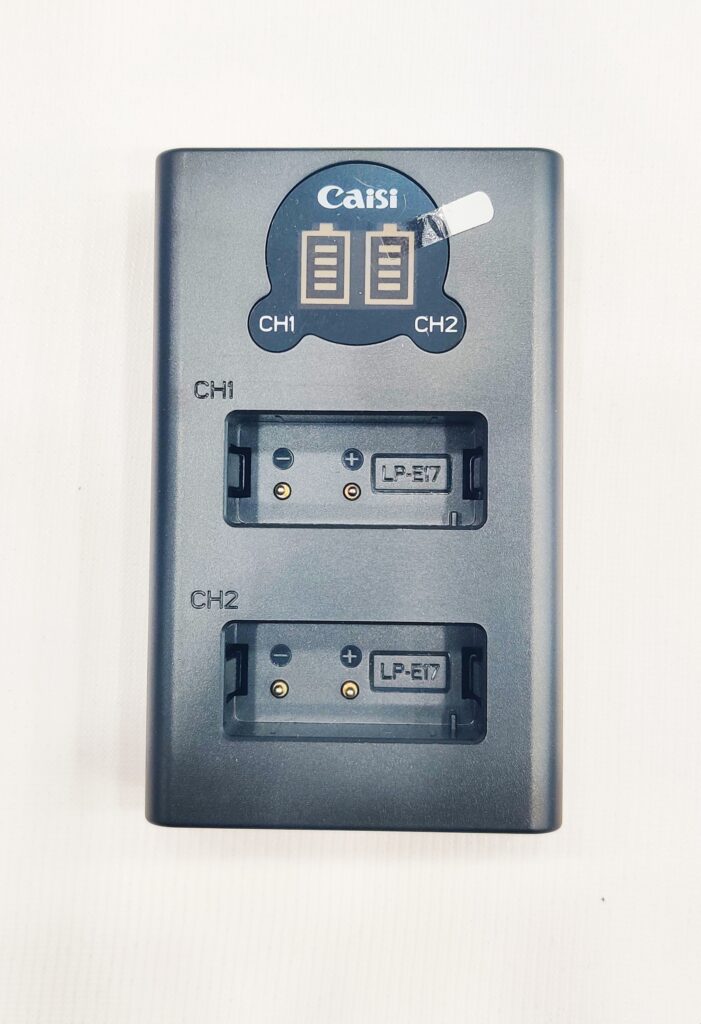 Caisi Dual Charger For Canon Lp-E17 Battery