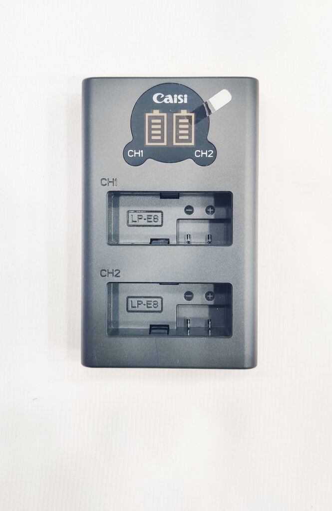 Caisi Dual Charger For Canon Lp-E6 Battery