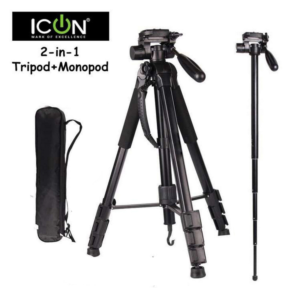 Icon 7867 Professional 2in1 Tripod + Monopod